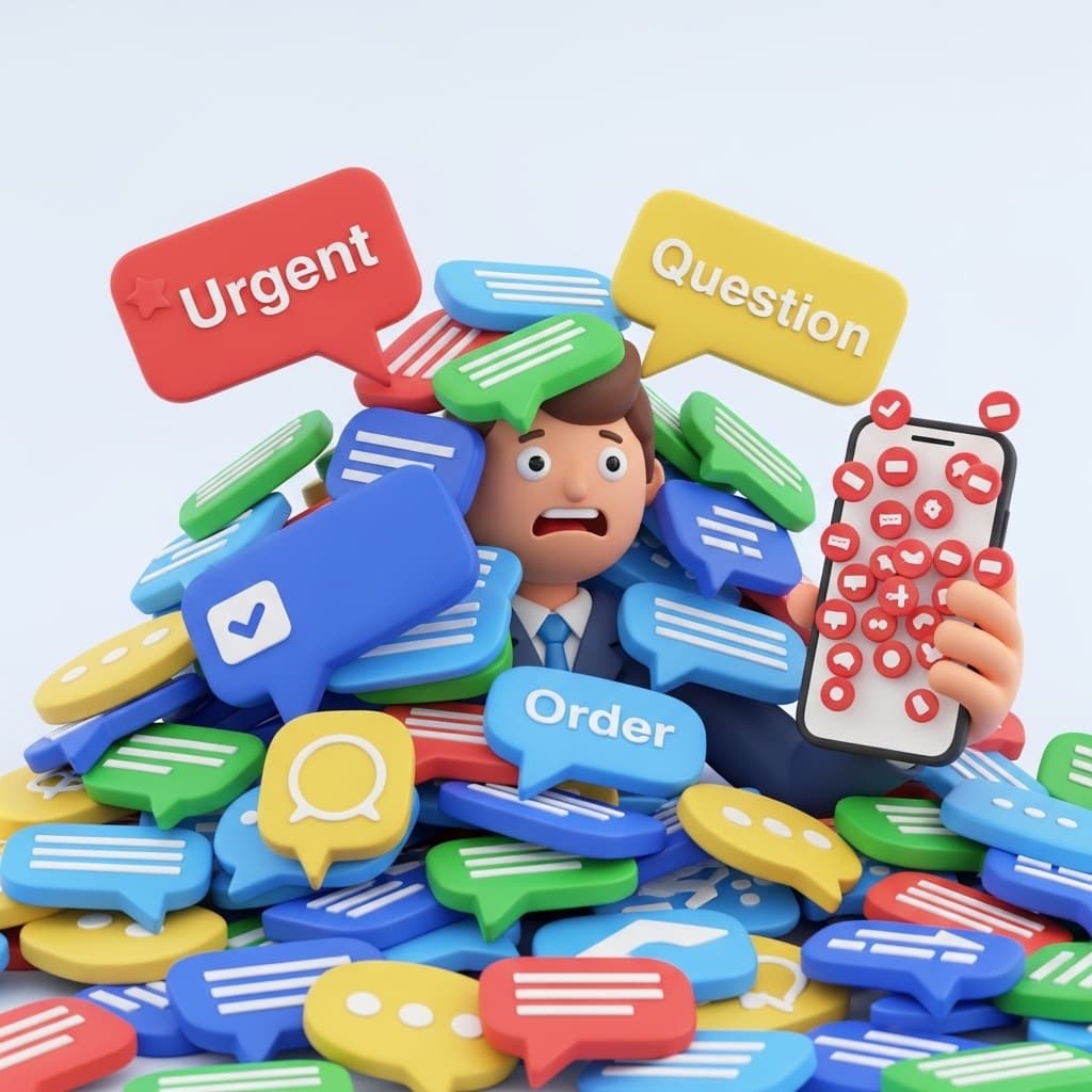 Perderte entre 100+ chats etiquetados