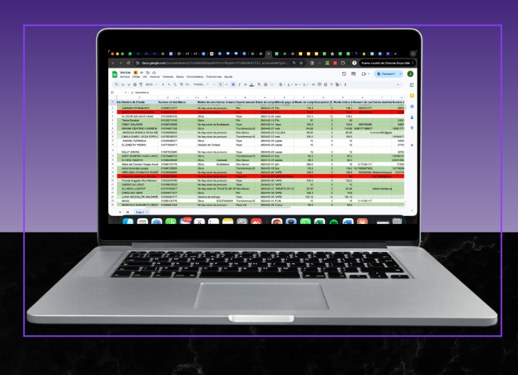 Dashboard de ventas pendientes en Powip